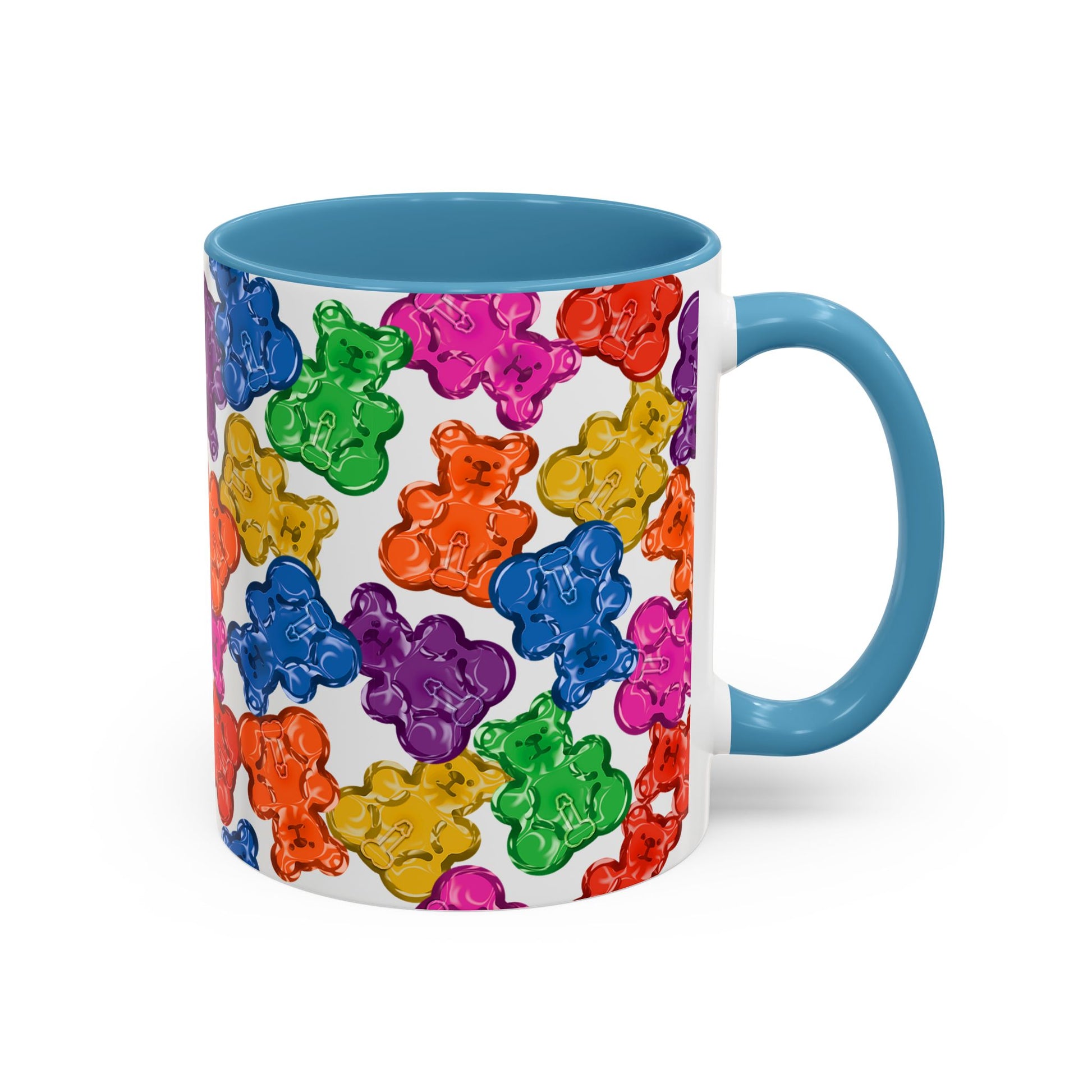 Horny Gay Pride Gummy Bears Coffee Mug