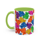 Horny Gay Pride Gummy Bears Coffee Mug