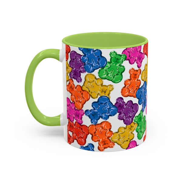 Horny Gay Pride Gummy Bears Coffee Mug