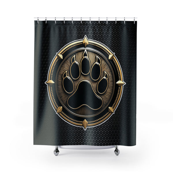 Gay Bear Pride Paw Shower Curtain
