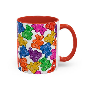 Horny Gay Pride Gummy Bears Coffee Mug
