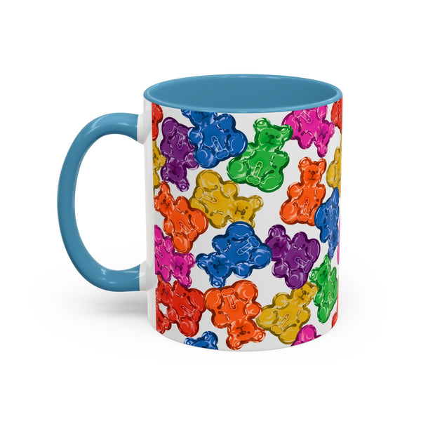 Horny Gay Pride Gummy Bears Coffee Mug