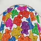 Horny Gummy Bears Gay Pride Shower Curtain