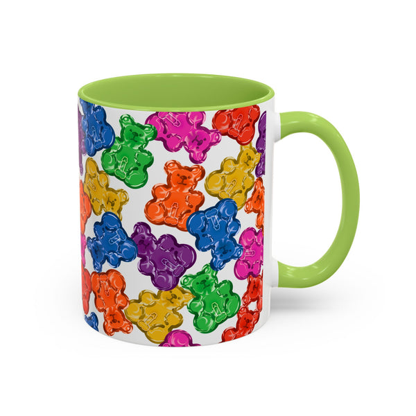 Horny Gay Pride Gummy Bears Coffee Mug