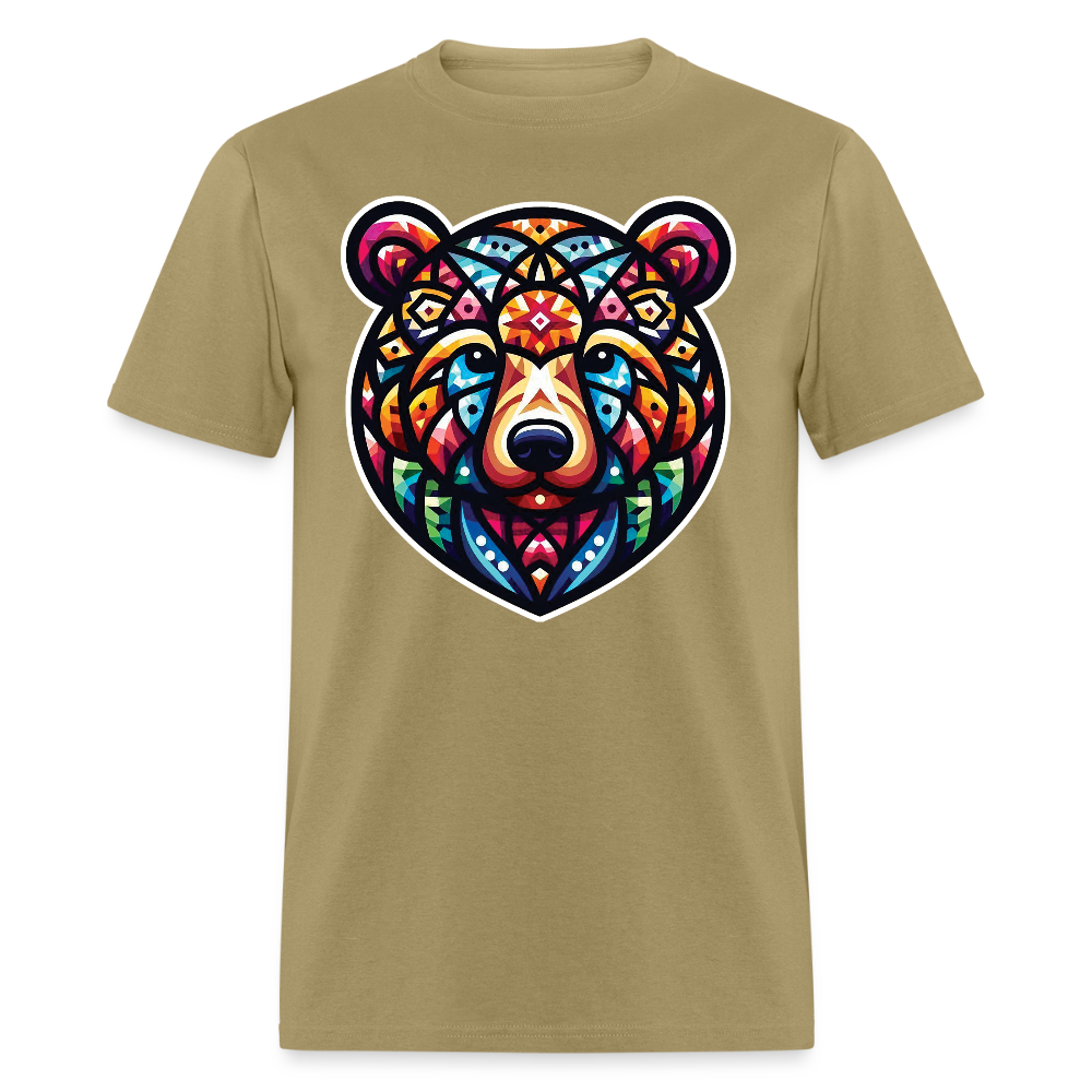 Bear Pride Head Pride T-Shirt - khaki