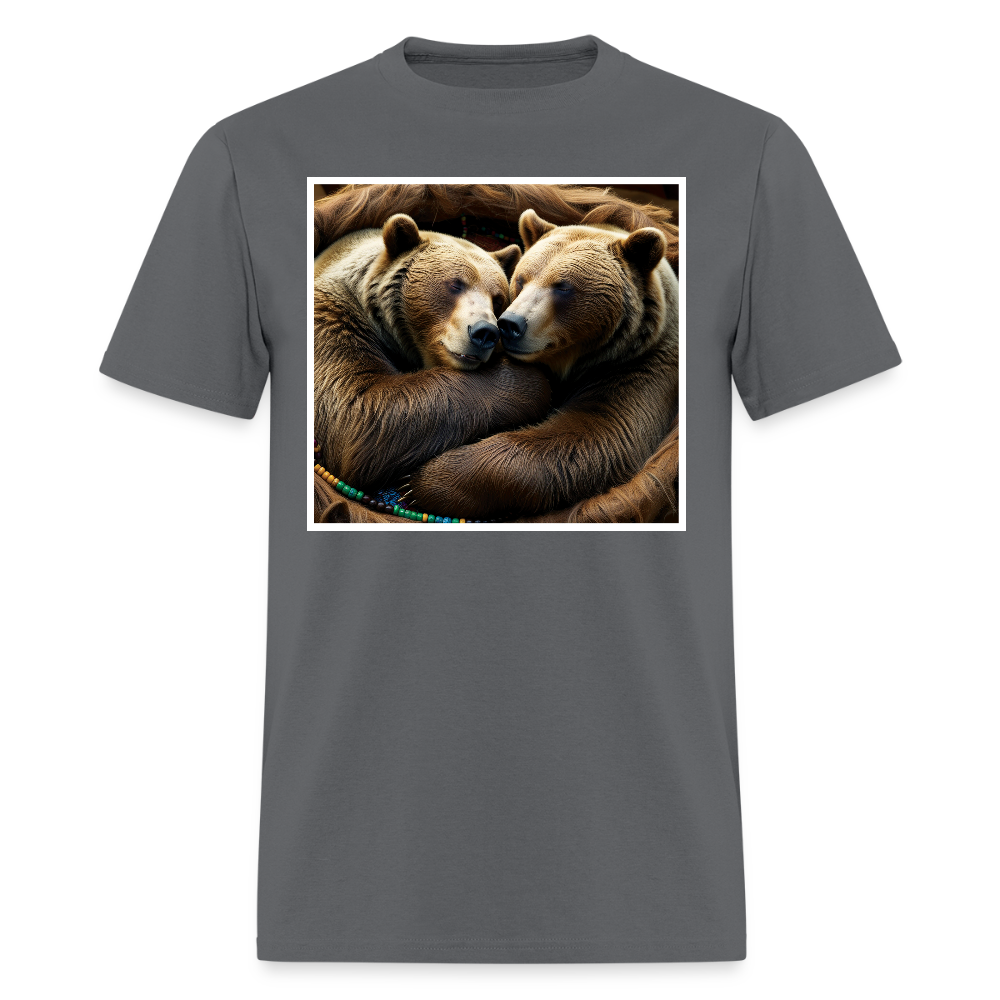 Sleeping Bears T-Shirt - charcoal