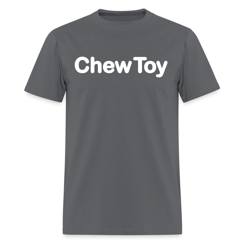 Chew Toy Gay Pride T-Shirt - charcoal
