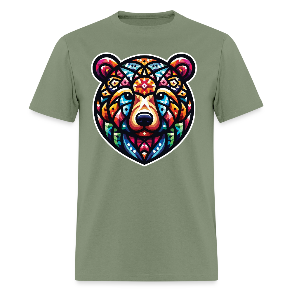 Bear Pride Head Pride T-Shirt - military green