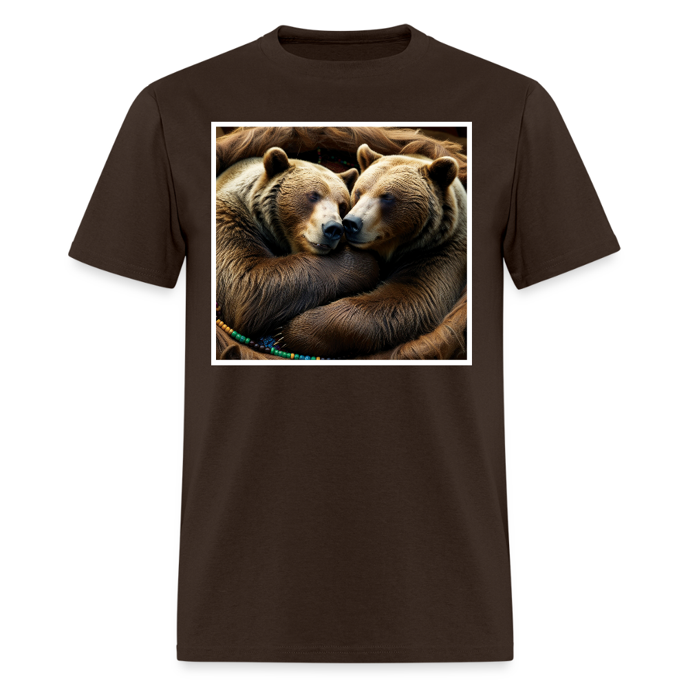 Sleeping Bears T-Shirt - brown