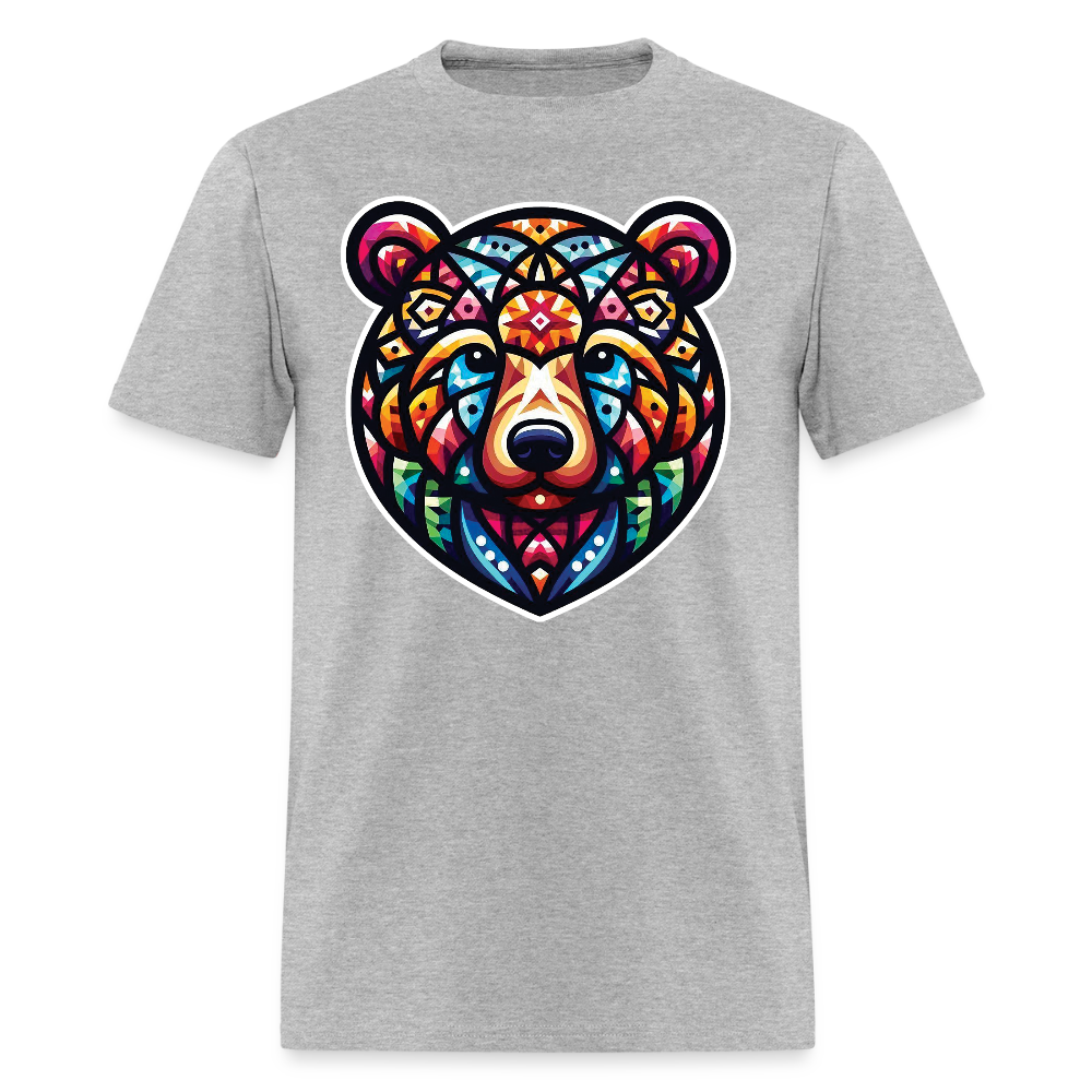 Bear Pride Head Pride T-Shirt - heather gray
