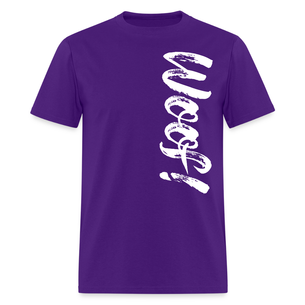 Woof! Gay Pride T-Shirt - purple