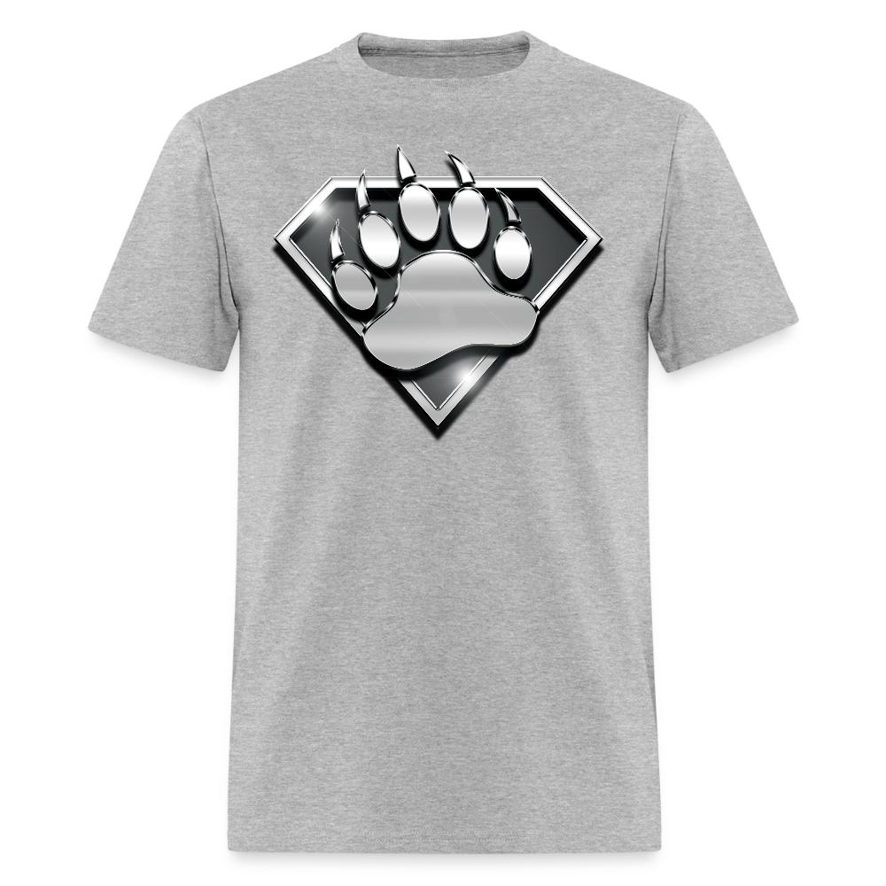 Bear Head Gay Pride T-Shirt - heather gray