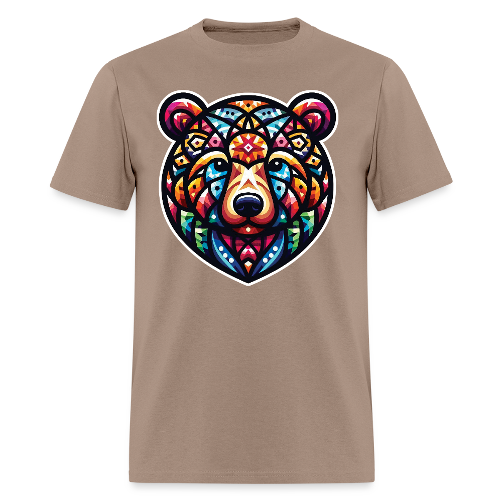 Bear Pride Head Pride T-Shirt - brown savana