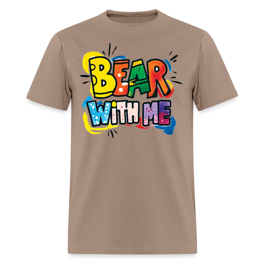 Bear With Me Pride T-Shirt - brown savana