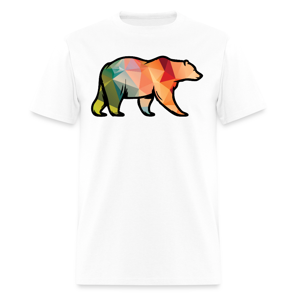 Walking Bear Gay Pride T-Shirt - white
