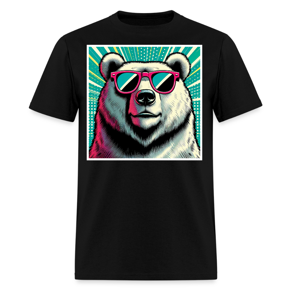 Cool Winter Gay Bear Pride T-Shirt - black