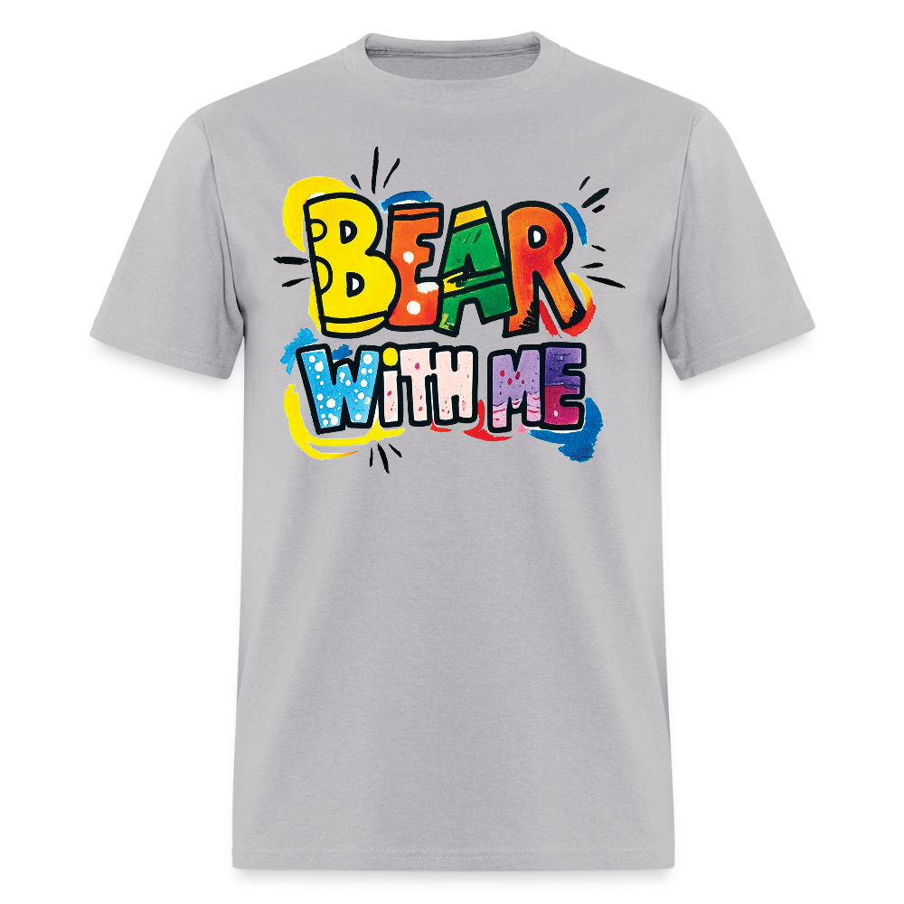 Bear With Me Pride T-Shirt - gravel 