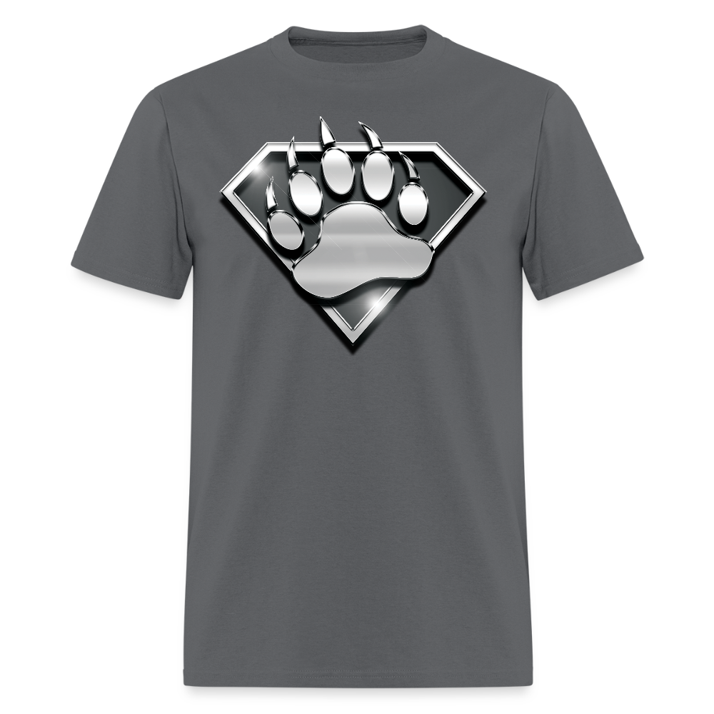 Bear Head Gay Pride T-Shirt - charcoal