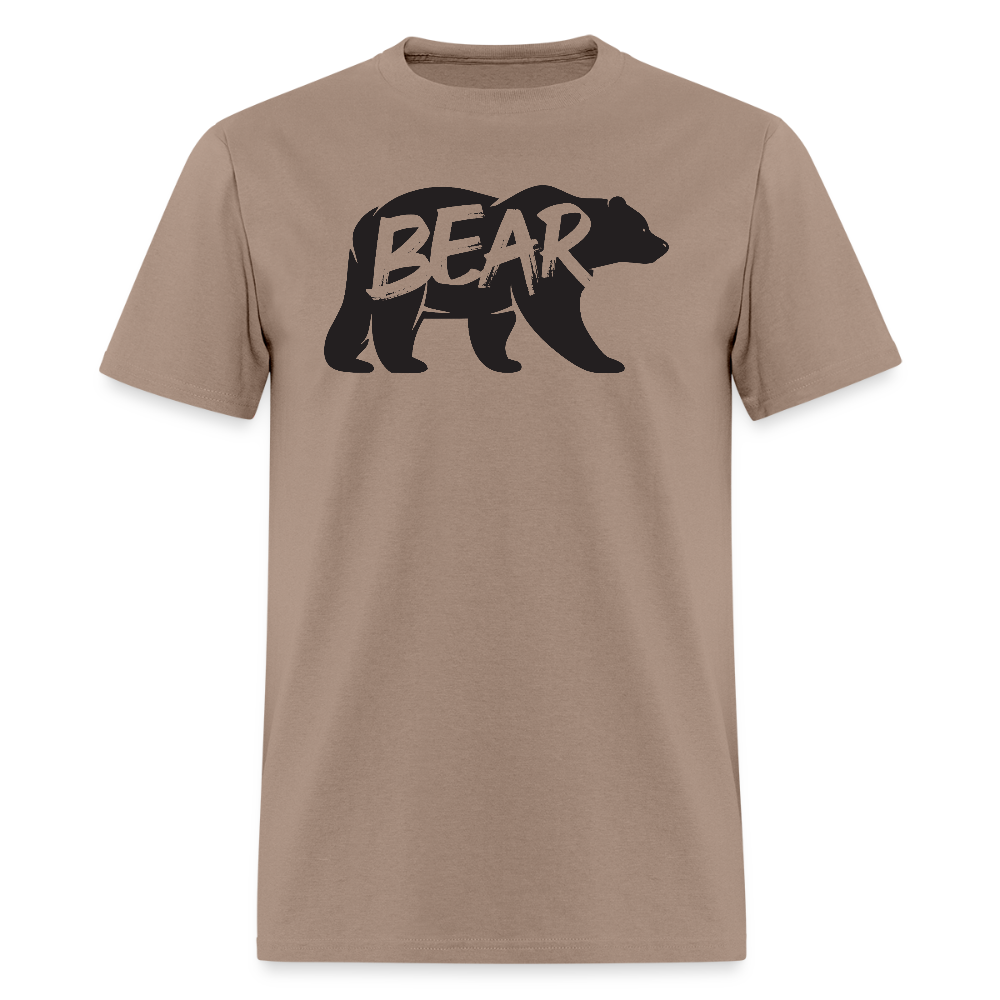 Bear Walking Gay Pride T-Shirt - brown savana