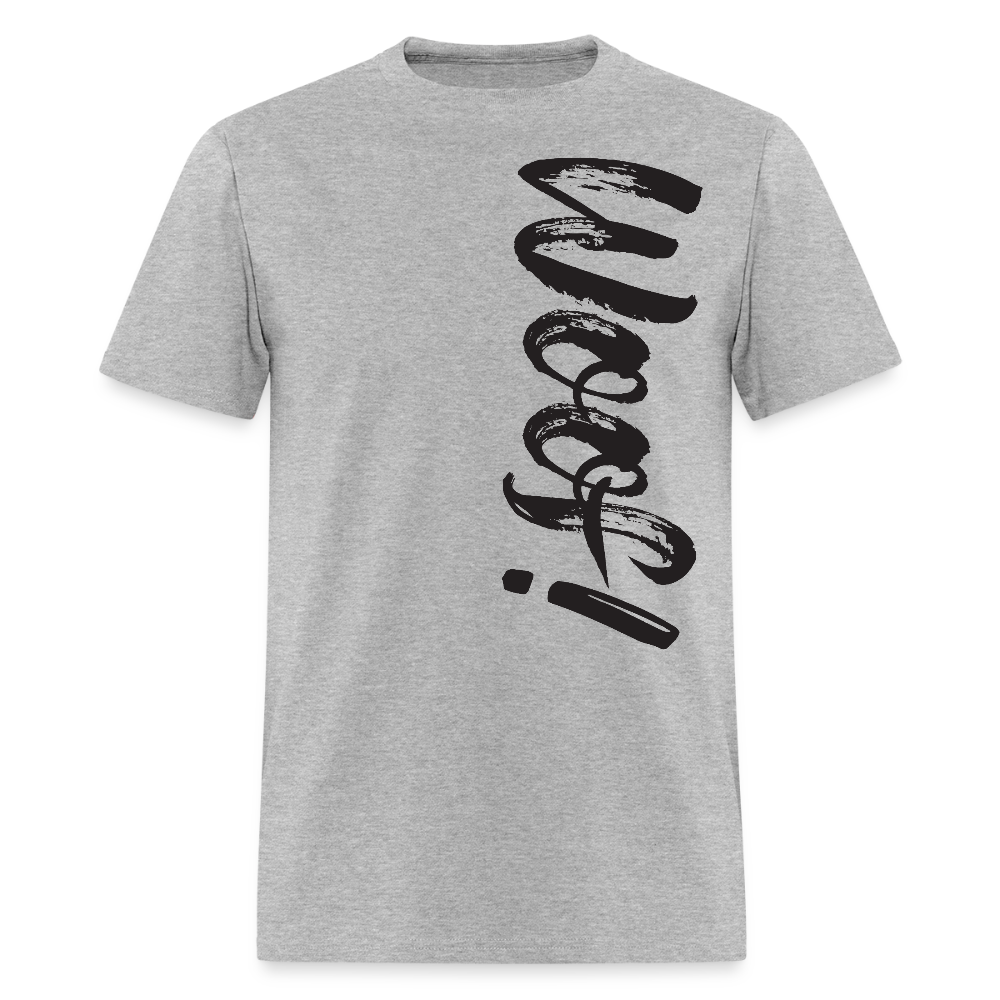 Woof! Gay Pride T-Shirt. - heather gray