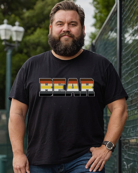 Bear Pride Text T-Shirt