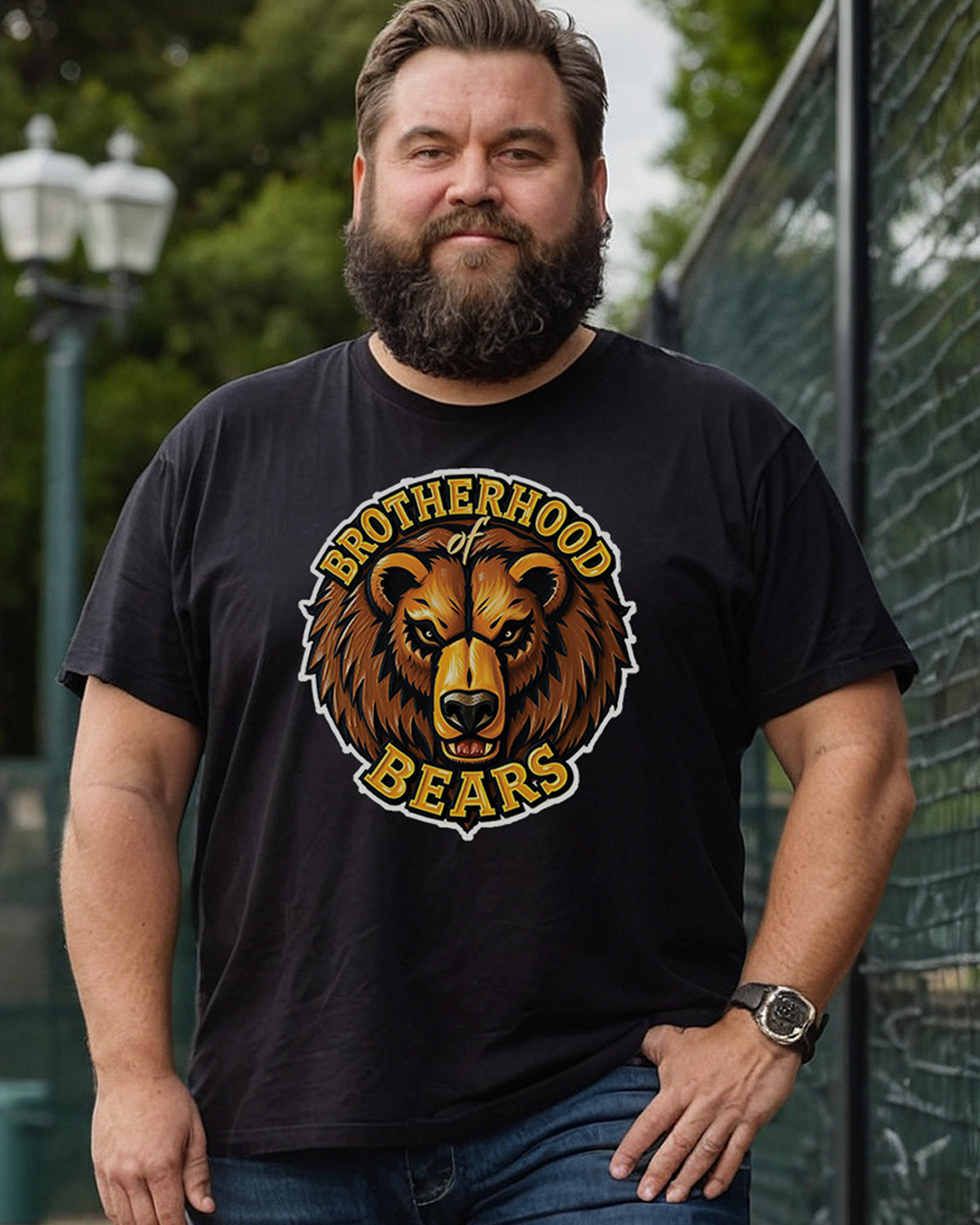 Brotherhood of Bears Logo T-shirt