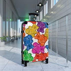 Horny Gummy Bear-themed Gay Pride Travel Luggage