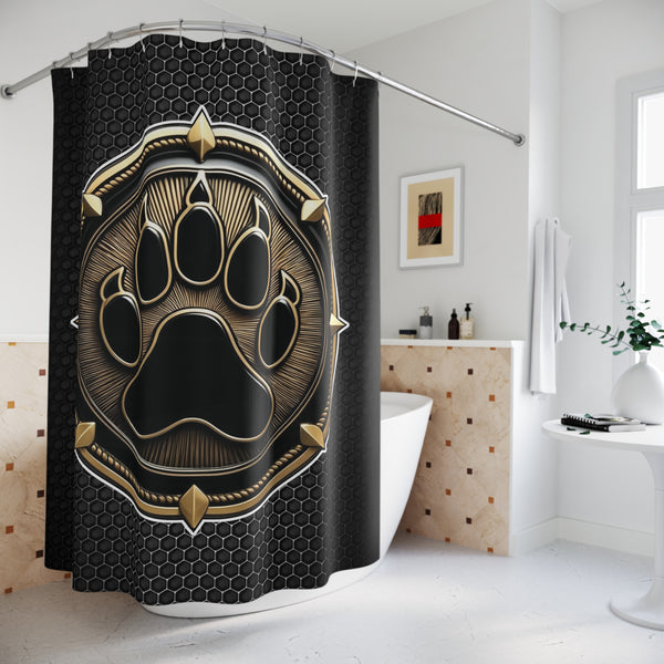 Gay Bear Pride Paw Shower Curtain