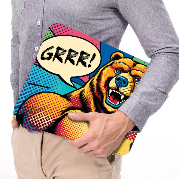 Pop Art Bear Pride Laptop Sleeve