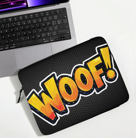 WOOF! Bear Pride Laptop Sleeve